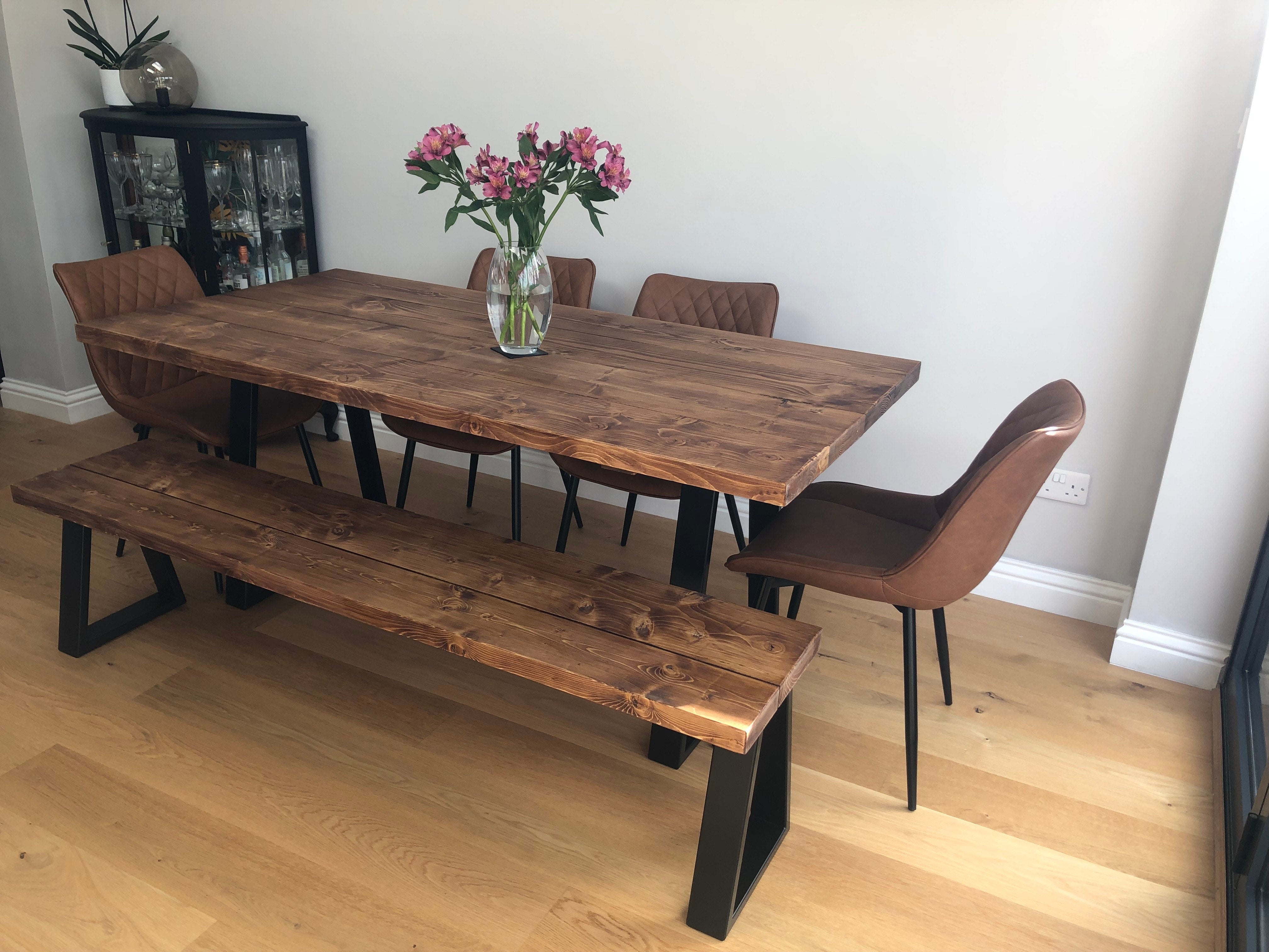 Rustic Dining Room Tables Industrial Rustic Wooden Dining Table