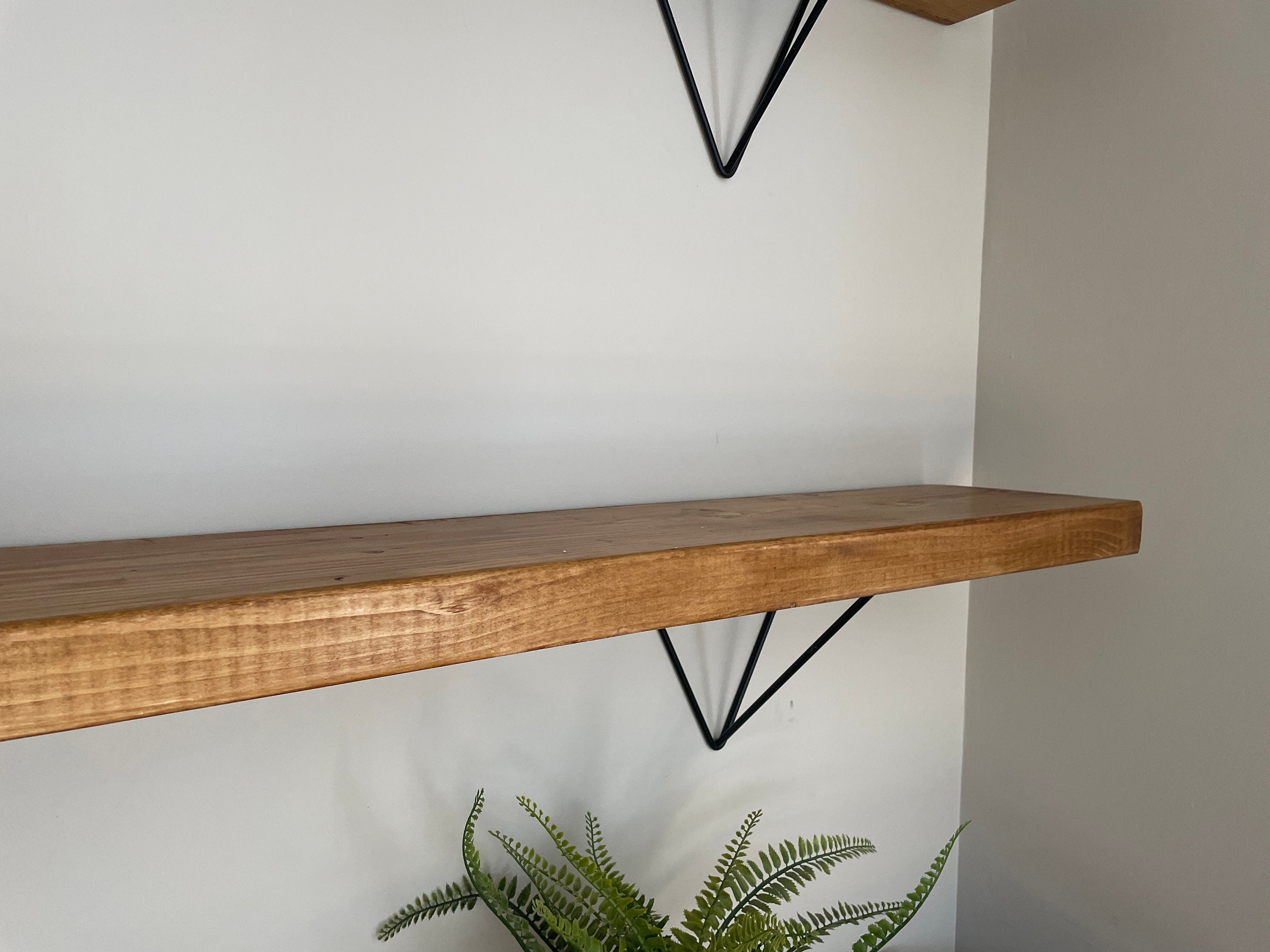 Hairpin Prism Shelf Brackets, Shelf Supports