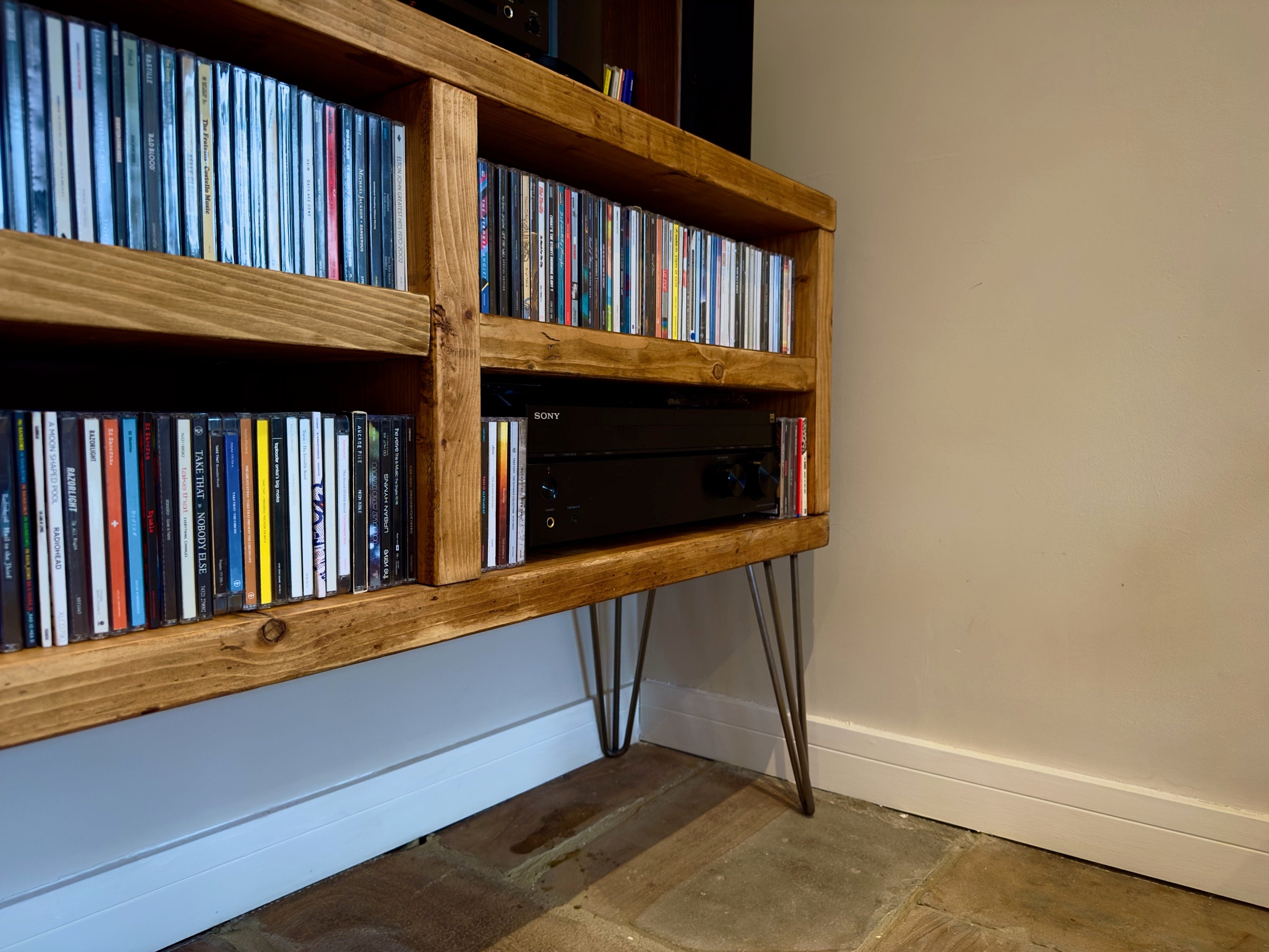 Industrial CD Player Stand | Hi Fi Cabinet | CD Storage Media TV Unit ...