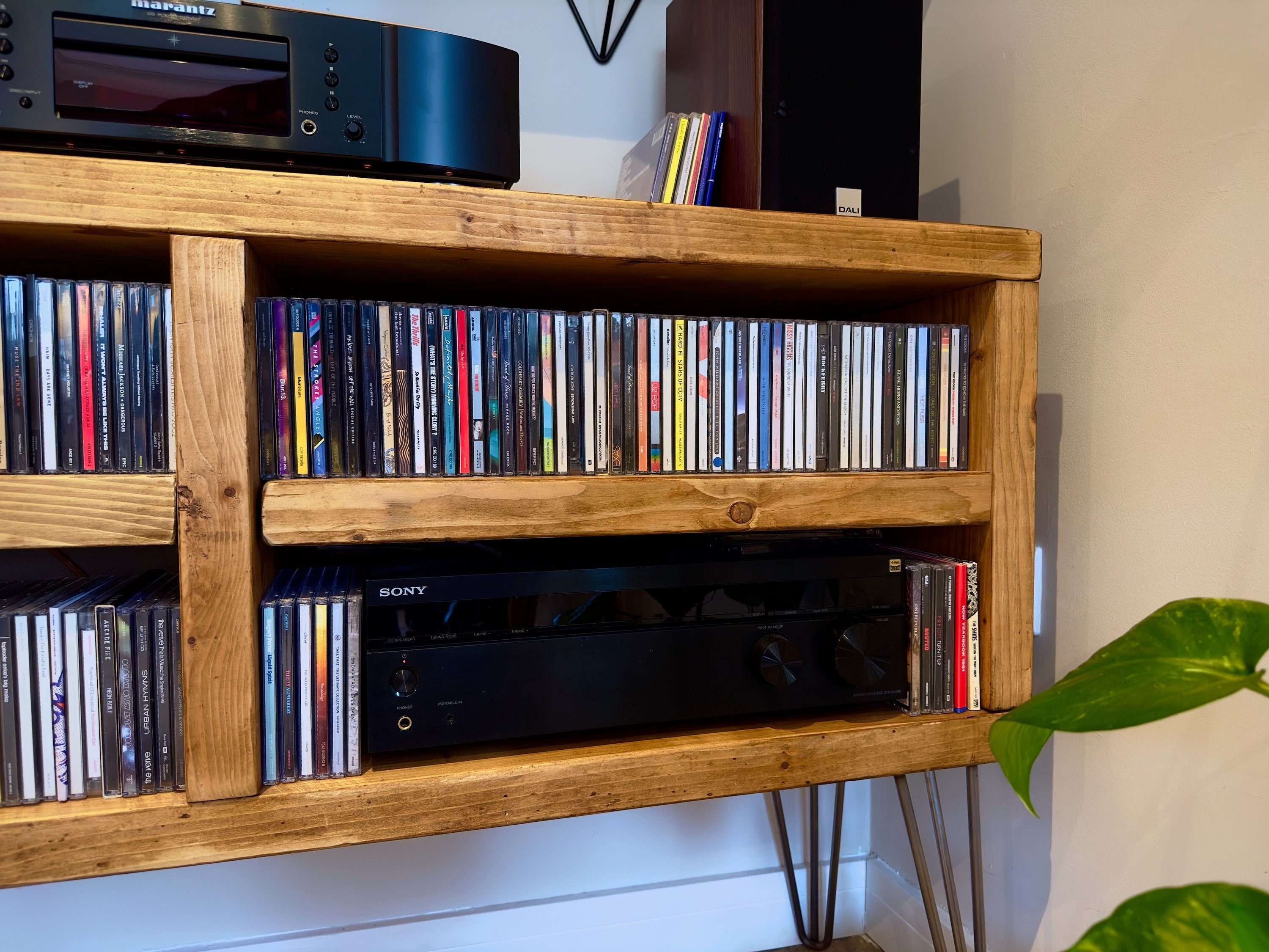Cd Stand Stack Industrial CD Player Stand | Hi Fi Cabinet | CD Storage Media TV Unit ...