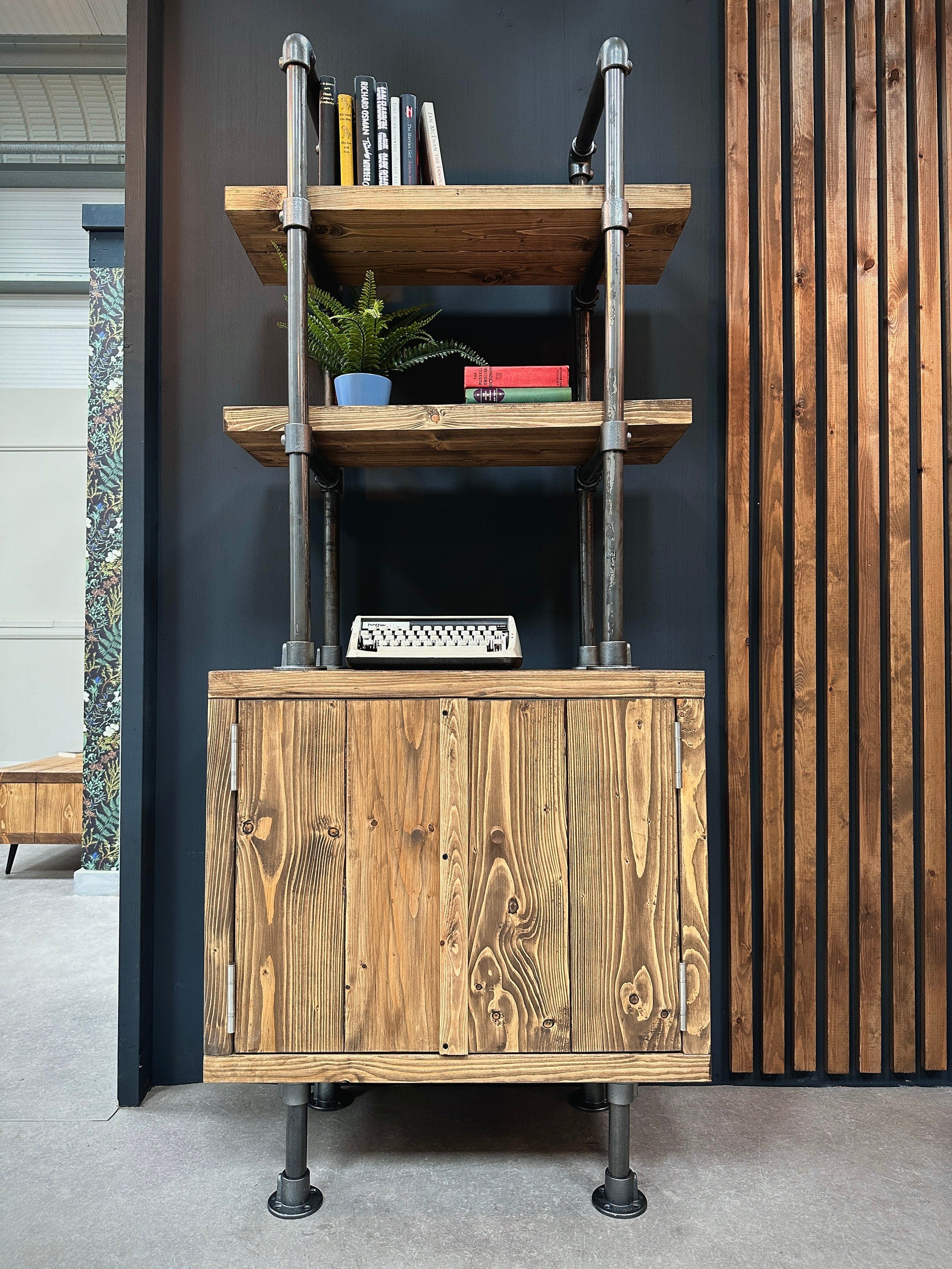 Rustic Industrial Shelves